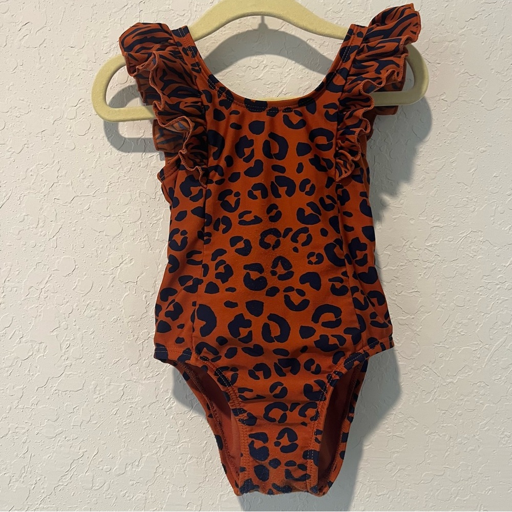 Cat & Jack 18m toddler girl leopard print swimsuit
